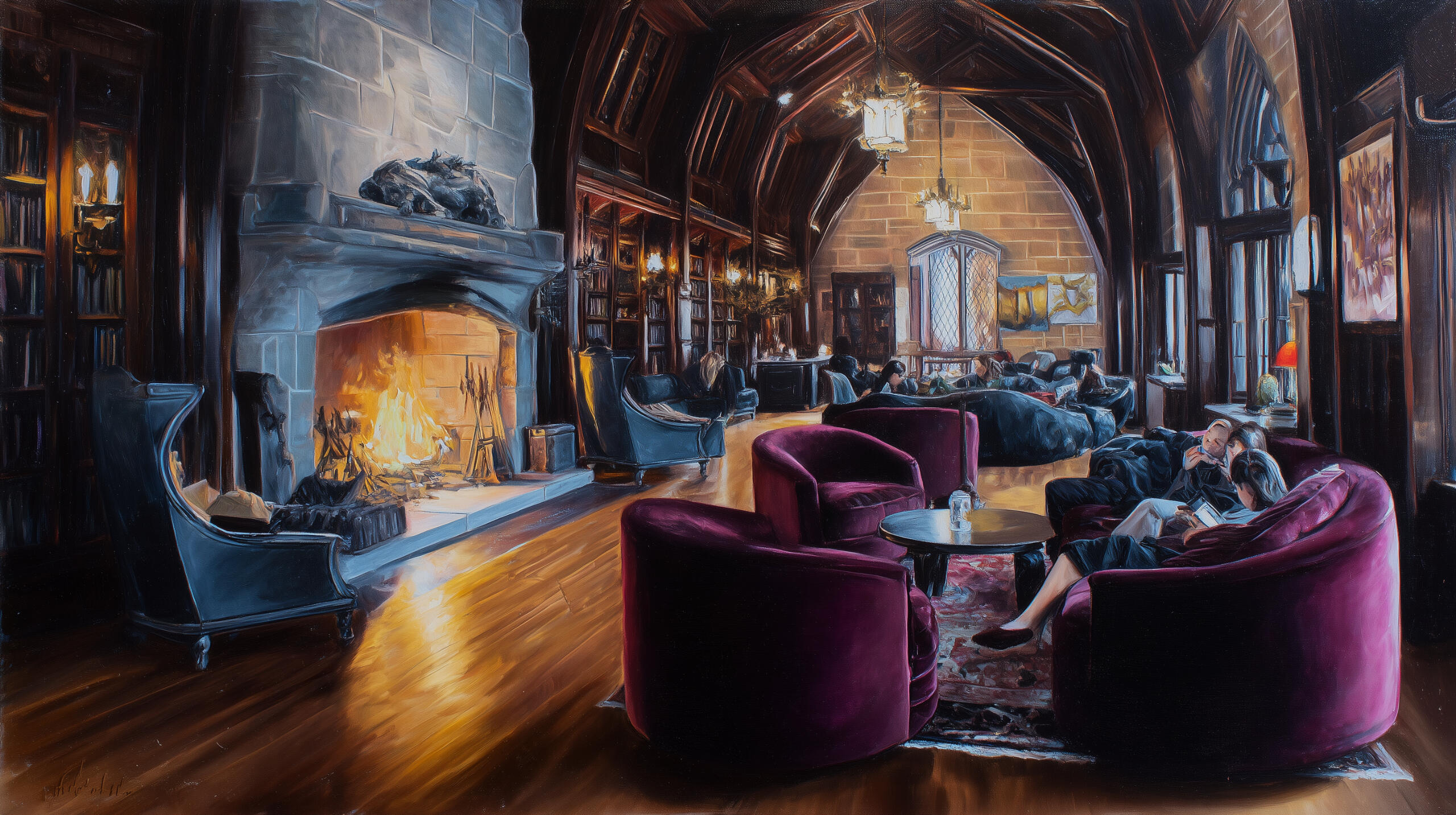 Maison Solenne Student Lounge. Source: Midjourney